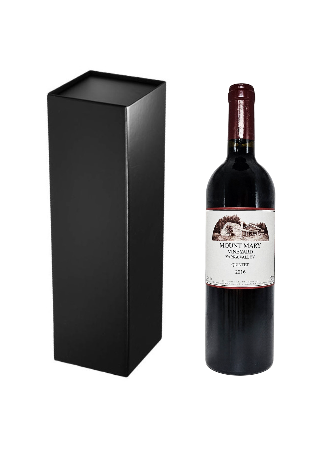 Premium Magnetic Gift Wine Box-Black