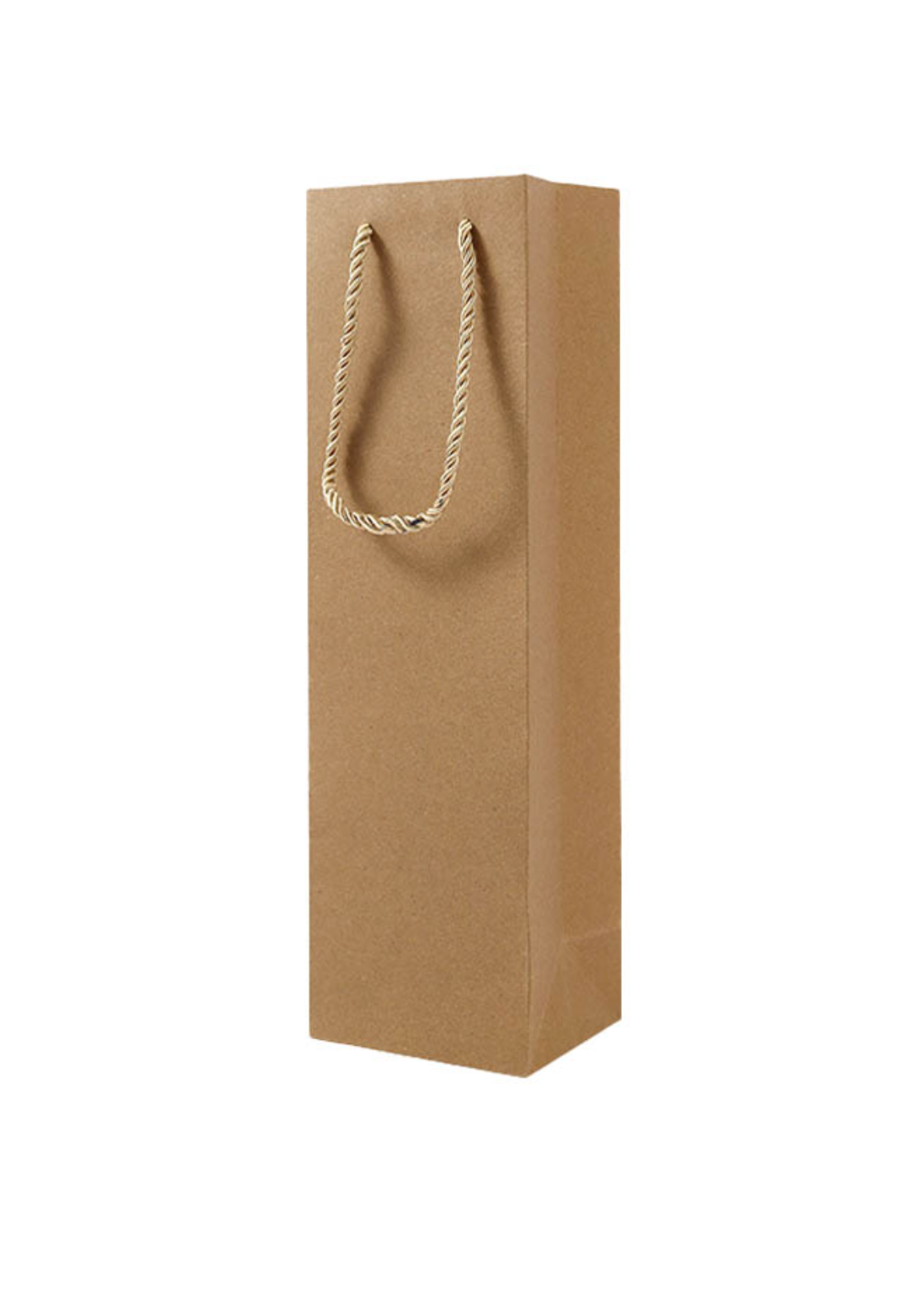 Single Bottle Wine Bag (Brown)