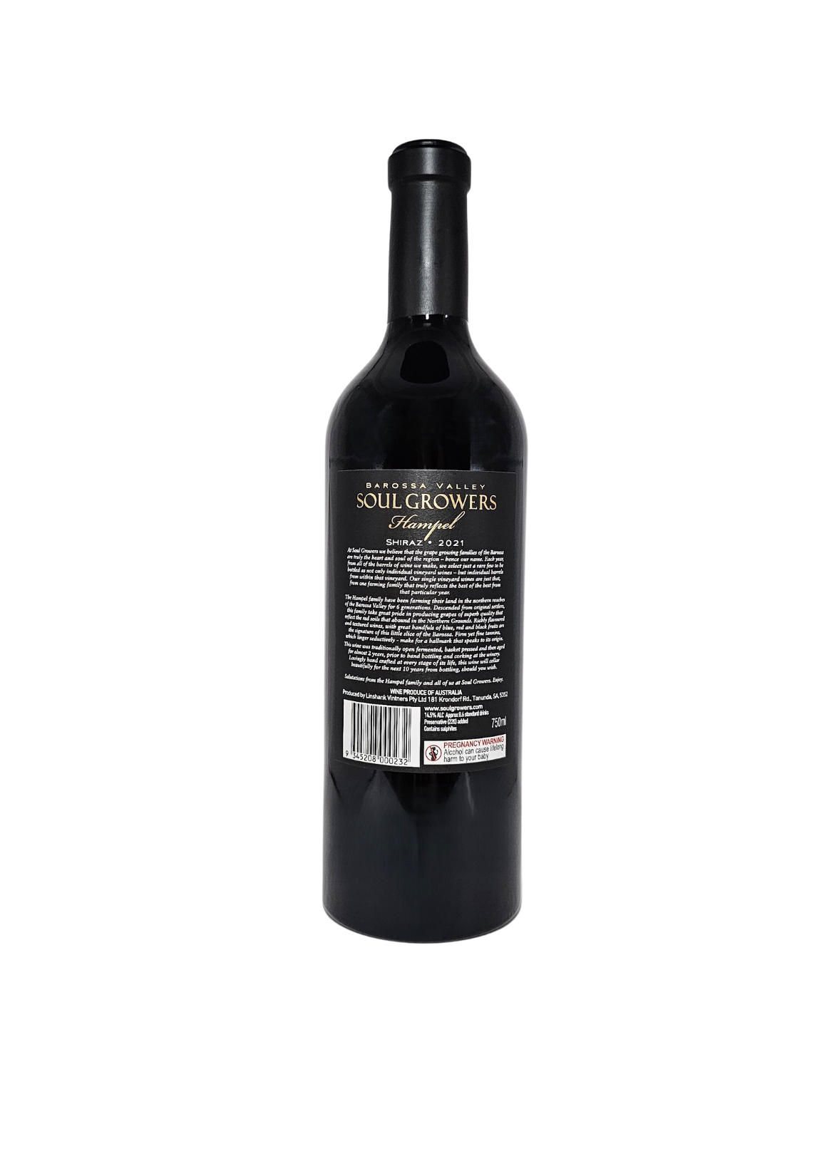 2021 Soul Growers Hampel Single Vineyard Shiraz – Barossa Valley, SA
